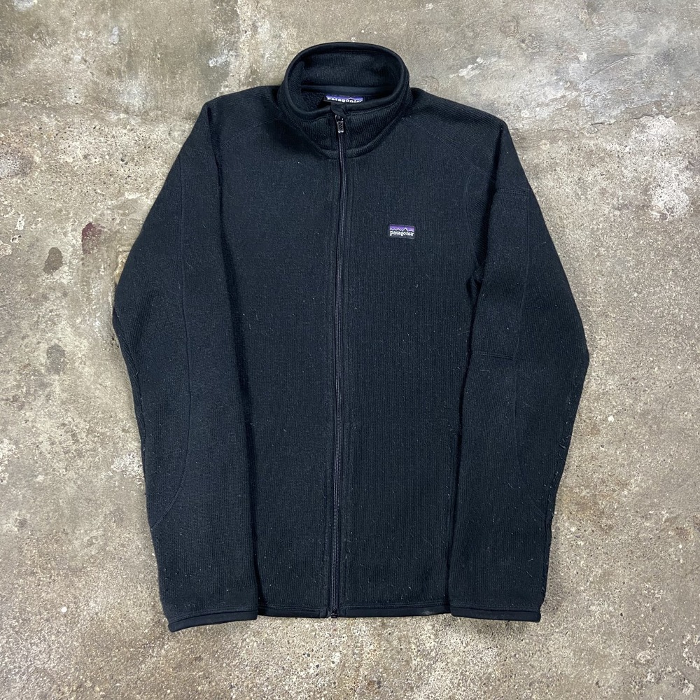 Patagonia Better Sweater Jacket Women's Size Small Black Fleece Fullzip Hiking